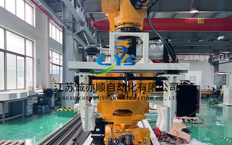 氫瓶生產(chǎn)線機(jī)器人設(shè)備項目案例